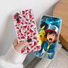 Transparent Case for Samsung A04 A14 A23 M33 M53 Realme 10 9 C35 C55 VIVO X80 Infinix Hot 30 Note 11 Tecno Spark 8P Pro P-37 Lovely Pikachu