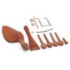 Violin Part Accessory Jujube Wood with ChinRest EndpinTailpieceTuning PegsGut for 44