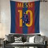 Lionel Messi Poster Wall Hanging Printed Fabric Blanket Decorative Tapestries for Bedroom Living Room Home Decor