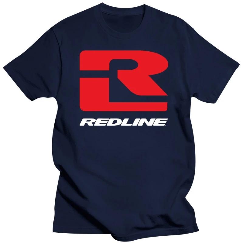 Zomer Harajuku Custom T-shirt Zwaargewicht Informeel Nieuwe Aankomst Vintage REDLINE T-shirt Stijl BMX Fiets Mannen Sportkleding