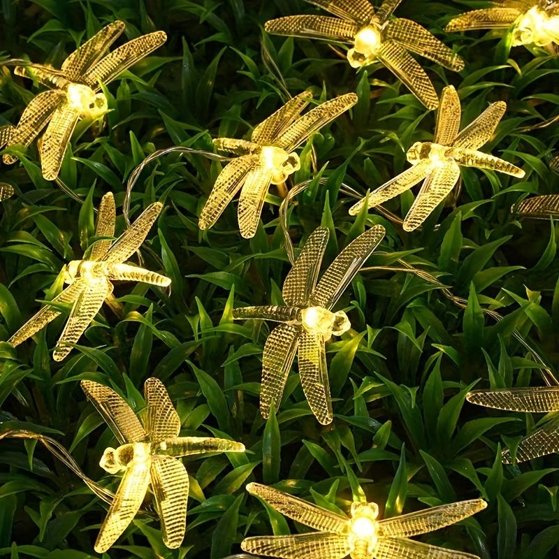 Solar Dragonfly String Lights Outdoor Waterproof Solar Lights Outdoor LED String lights8This type of outdoor waterproof decoration is suitable for