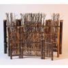 Mini Fence Home Chinese Kongfu Tea Ceremony Natural Bamboo Rustic Decor S #3