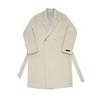 Wollmantel Herren Winter Verdickt Koreanischer Stil Trendiger Lockerer Wollmantel Mittellang Beidseitiger Wollwindbreaker