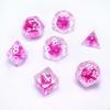 7 Pieces Polyhedral Dices Christmas Dice Party Game Entertainment Toys D20 D12 D10 D8 D6 D4