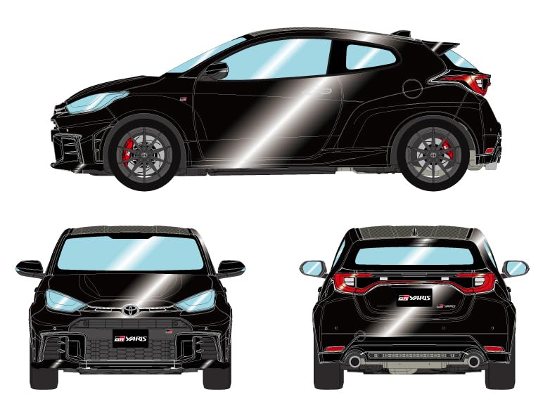 

Makeup EIDOLON Scale Toyota GR Yaris RZ High Performance 2024 Precious Black Pearl Finished Model EM762D 1/43