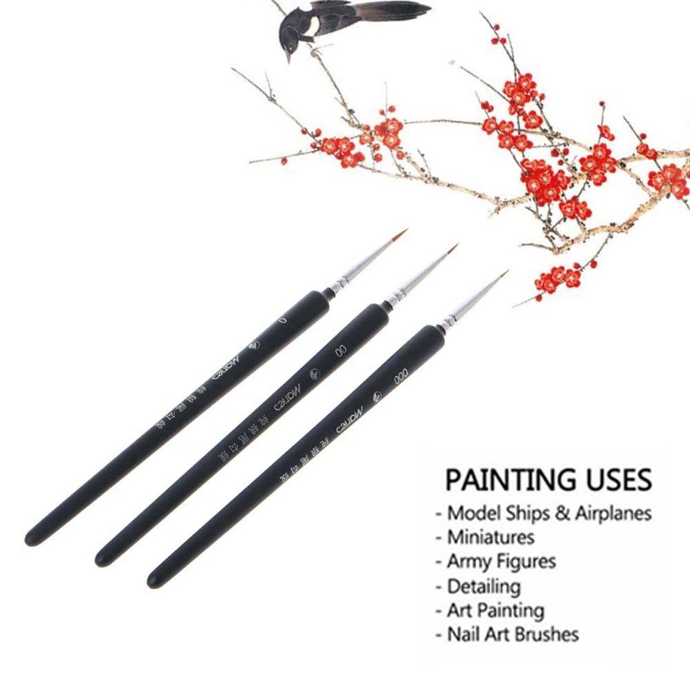 

3pcs/set Calligraphy Wolf Hair Brush Pen Paint Brushes Hook Line Pen Art Supplies
