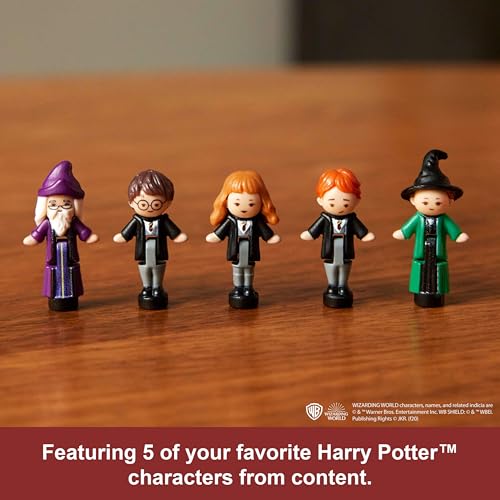Polly Pocket Samlarlekset, Harry Potter Kompakt, med 5 Dockor och 11 Tillbehör