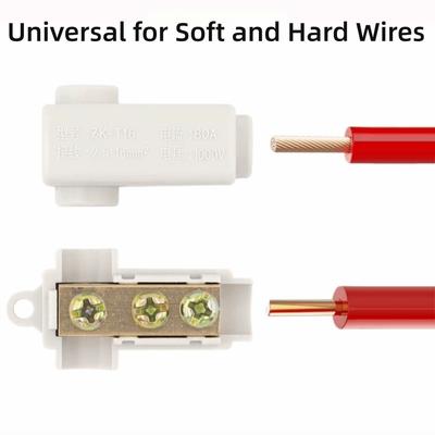Conductor Brass High Power Splitter Large Current Universal Quick Terminal Block Wiring Connector Electrical