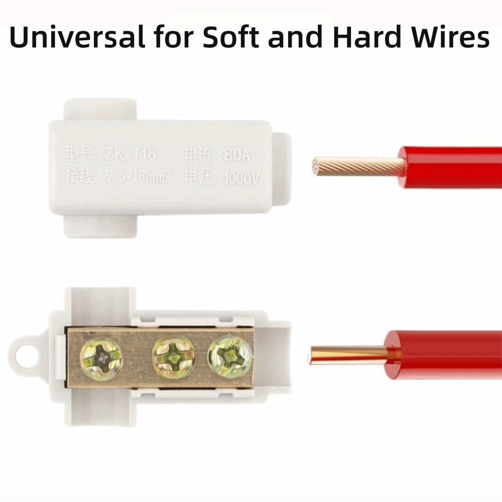 Conductor Brass High Power Splitter Large Current Universal Quick Terminal Block Wiring Connector Electrical