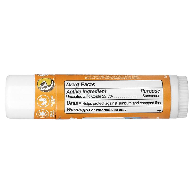 Kids, Sunscreen Stick, SPF 35, Tangerine & Vanilla, 0.65 Oz (18.4 G)