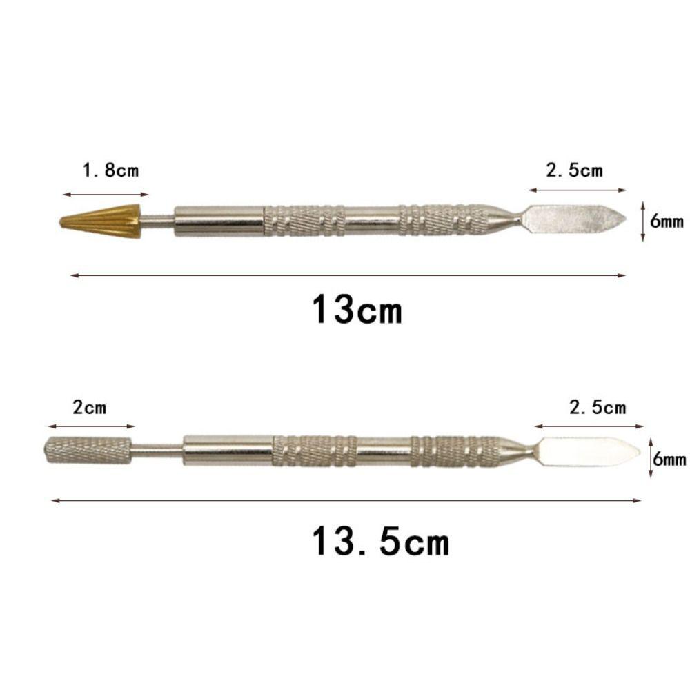 Double Head Leather Edge Oil Pen DIY Handcraft Tools Professional Paint Roller Stick  Leather