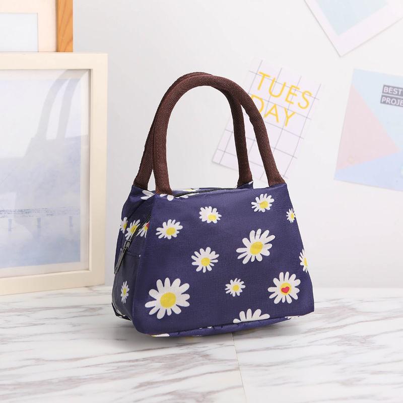 Womens Mini Tote Bag Crossbody Phone Pouch Lightweight Oxford Fabric Handheld Purse Work Daily Use