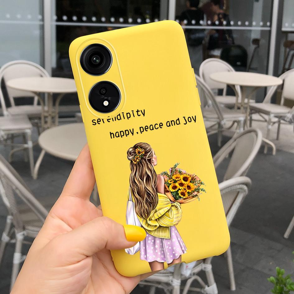 Für OPPO Reno8 T 5G Hülle Cover OPPO A78 Leopard Handyhülle Niedliche Kuh Weiche Rückseite Für OPPO Reno 8T 5G A 78 OPPOA78 A1 Pro Hülle