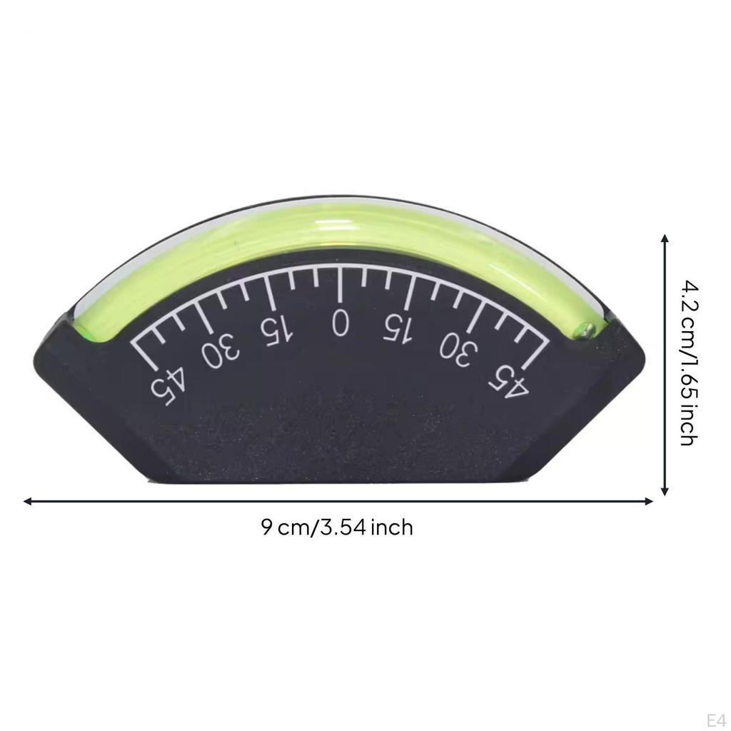 Inclinometer with Bubble Vial Analog Automotive Compact Car Slope
