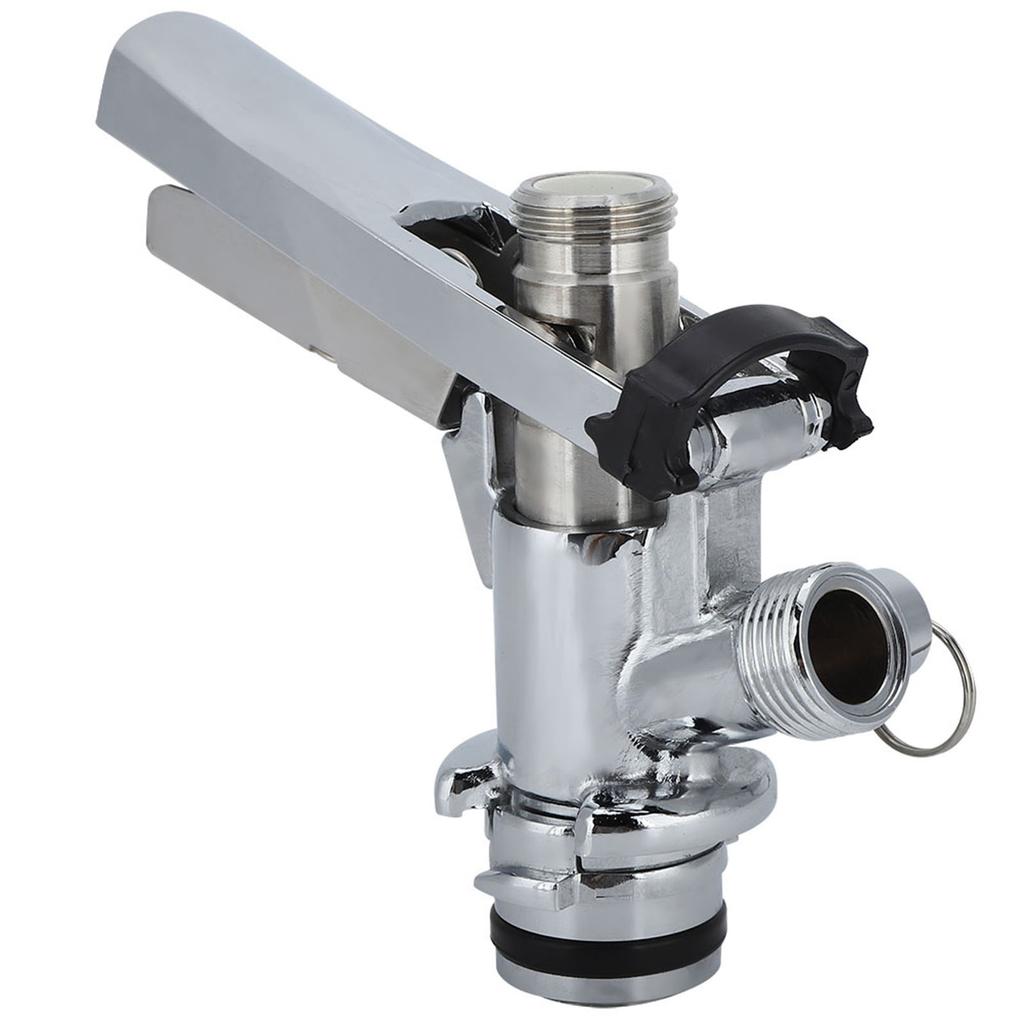 G5/8 U-Typ Edelstahl Bierfasskupplung Zapfhahnzubehör für Heimbar, Restaurant