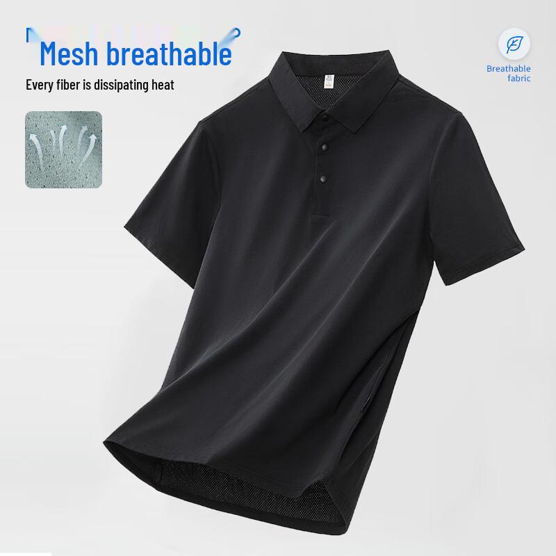 Ice Silk Quick-Dry Polo Shirt S
