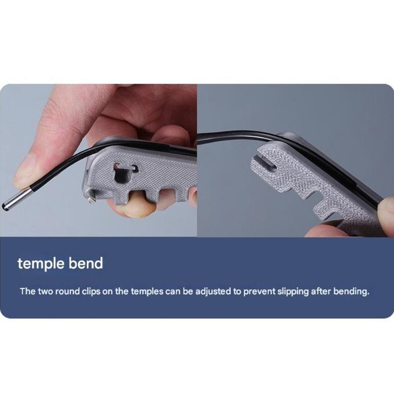 High Quality PETG Glasses Leg Adjuster Tool with Ergonomic Design for Easy Adjustment on Multiple Frames
