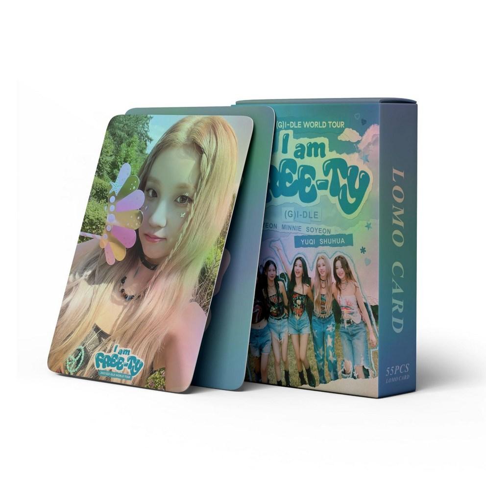 (G)I-dle Hologram Photocard Set of 10 (1 Box, 55 Sheets)