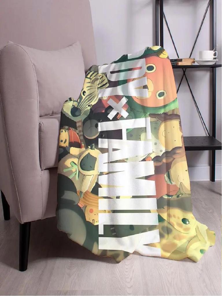 Spy X Family Summer King Size Microfiber Throw Blanket Plaid Knitted Bedding for Home Interior Beach Towel