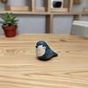 Hand Carved Wooden Bird Figurine Small Bird Statue for Home Desk Shelf Decor Housewarming Gifts for Bird Lovers