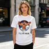 Ill Be Back Muscular Jesus Cross TShirt Unisex Funny Christian Faith Religious Graphic Tee Cotton Crew Neck Short Sleeve Top
