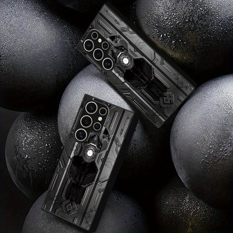 Creativity Mecha Exquisite Luxury High-end PhoneCase Glass PhoneCase for Samsung Galaxy S26 S25 S24 S23 S22 S21 FE,Ultra,Plus