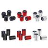 4Pcs Car Tire Valve Caps Metal Dust Proof Covers For Subaru Impreza STI Legacy Outback WRX BRZ Forester XV Levorg Exiga Ascent vg5