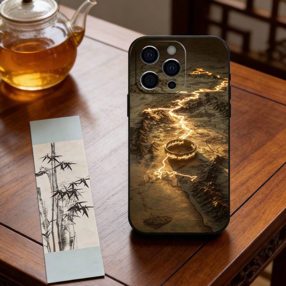 L-Lord of the R-Rings Phone Case For iPhone 17, 16,15,14,13,12,11 Plus,Pro Max, Others Soft Black Cover
