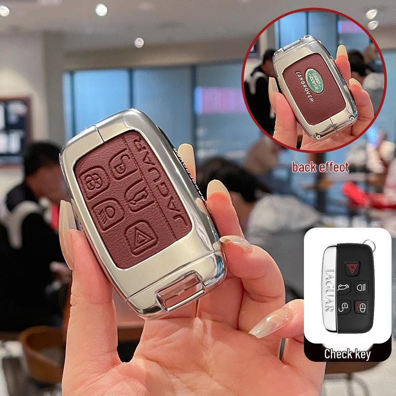 Land Rover Key Case: Compatible with Range Rover Evoque, Discovery 4/5, Velar, Sport, Freelander 2 Models.