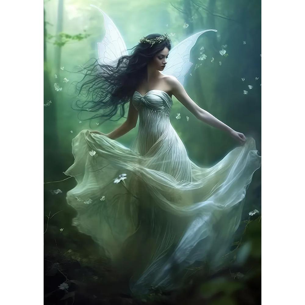 Beautiful Guardian Angel Poster Vintage Timeless Angelic Spiritual Prints Canvas Painting Girly Wall Art Picture Home Room Decor