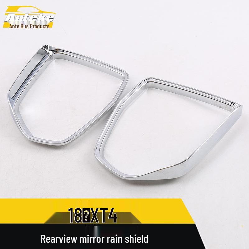 XT4 Rearview Mirror Rain Shield & Decorative Sticker - Fits 18 Models
