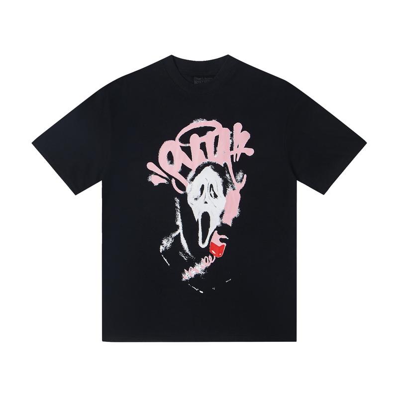 Men s Women s Oversized T-shirt Scream Ghostface Print Midnight Caller Streetwear Tee S