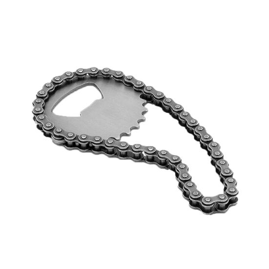 Creative Stainless Steel Bicycle Chain Bar Beer Bottle Opener Kitchen Party Tool