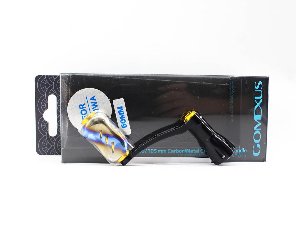 Poignée Gomexus Flame Galaxy 82 Mm Pour Moulinet Daiwa - Titane, Neuve