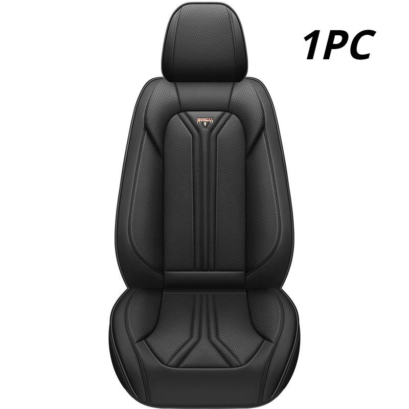 1pc Universal Luxury Full-Cover Car Seat Covers - Soft Premium Napa Leather, All-Season Comfort, Fit Most Sedans & SUVs