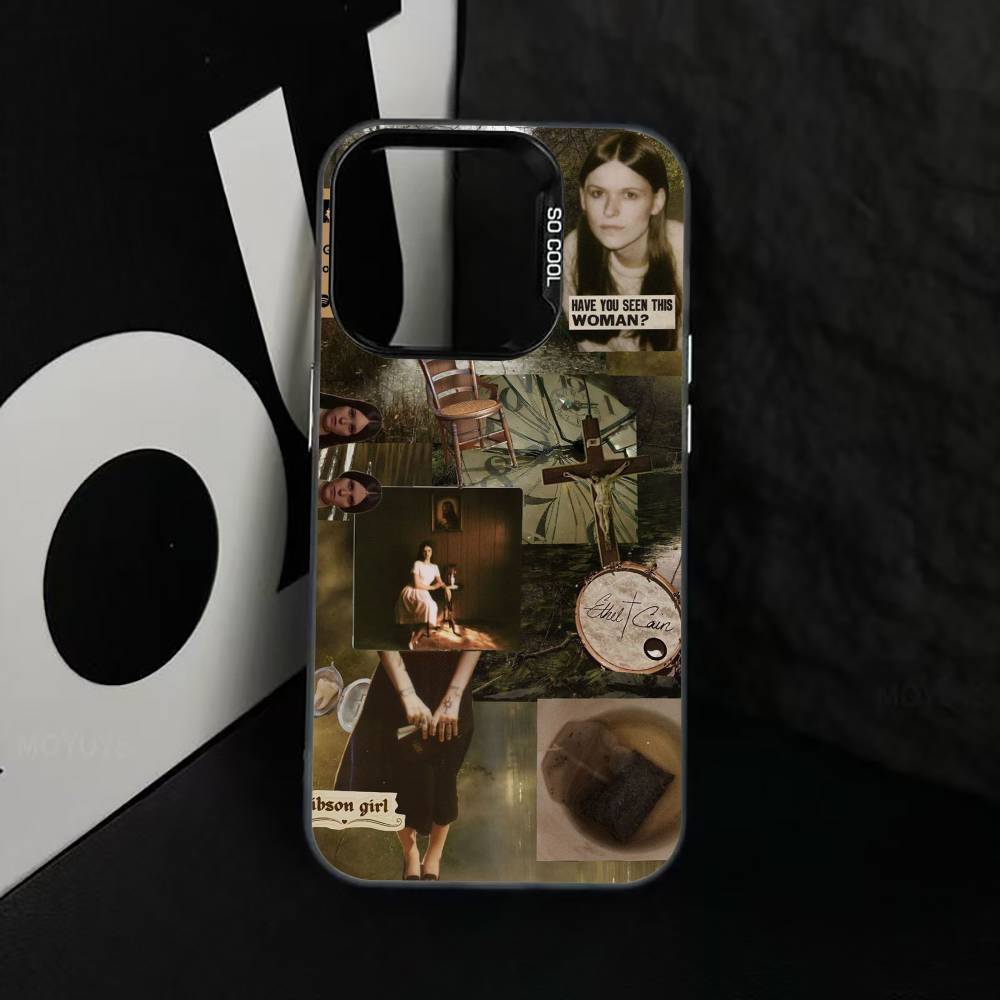 E-Cain EC Theme Phone Case For iPhone 17,16,15,14,13,12,11 Plus,Pro Max,XS,Colorful Silver Black Cover