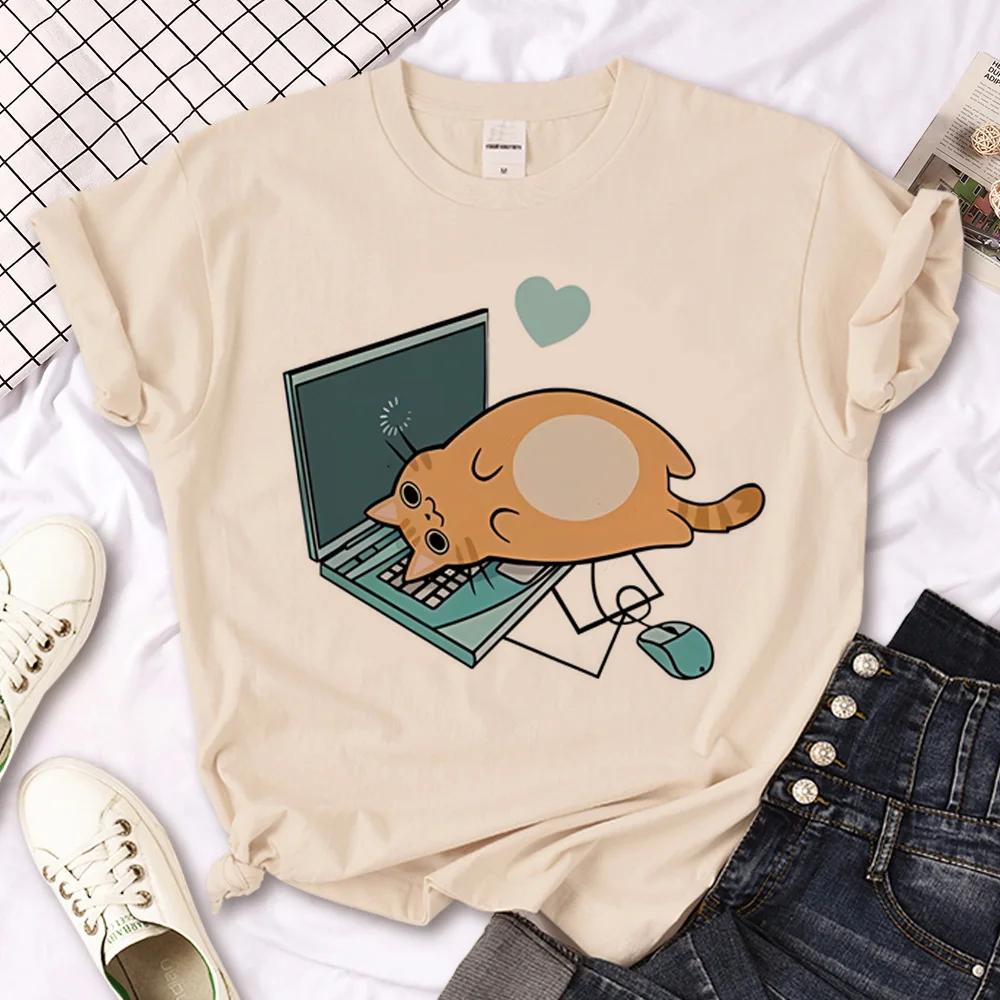 Летние футболки с изображением кота — фото 19