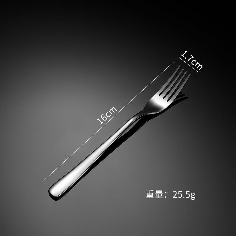 304 stainless steel western food knife fork spoon set hotel supplies tableware heavy full series S338 square handle male