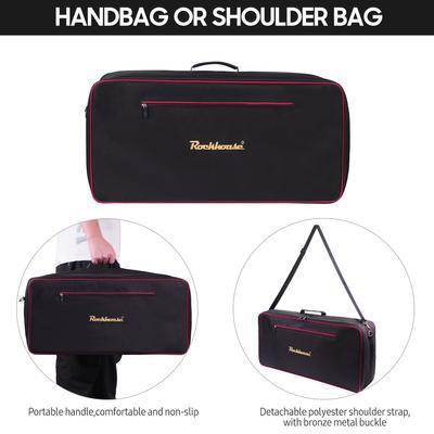 Rockhouse Effect Pedal Bag Guitar Pedal Board Carry Bag Oxford Cloth Portable Zipper Handbag