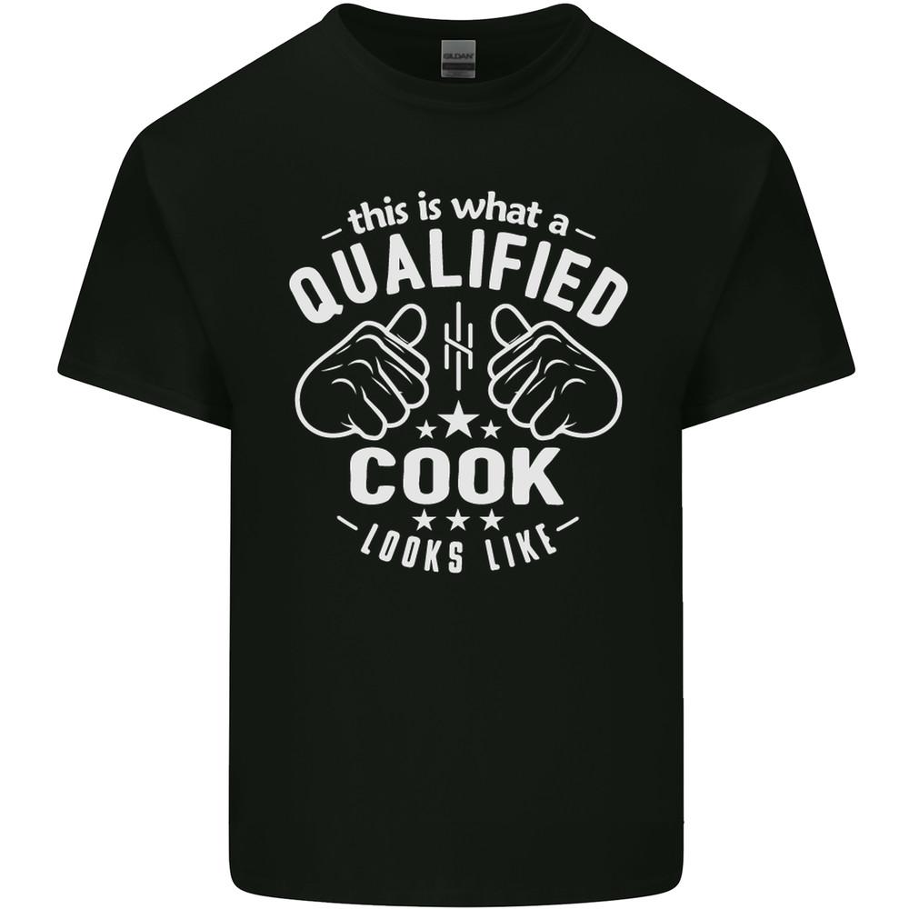 This Is What a Qualified Cook Looks Like Mens Light Cotton T-Shirt