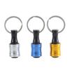 6Pcs Bit Holder Keychains Quick Release Portable Screwdriver Drill 1/4inch Easy Changes Hex Shank Tool Set for Driver