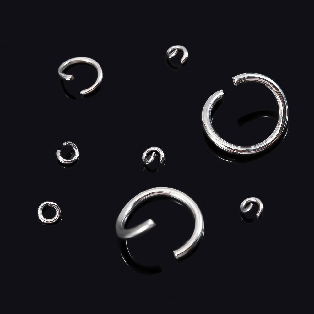 200pcs Stainless Steel Open Rings Jump Split Rings 3-10mm Necklace Bracelet Connectors DIY Jewelry Making Accessories Wholesale