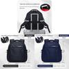 Oxford Fabric Travel Backpack For Men With Breathable Design And Expandable Capacity For School And Commuting