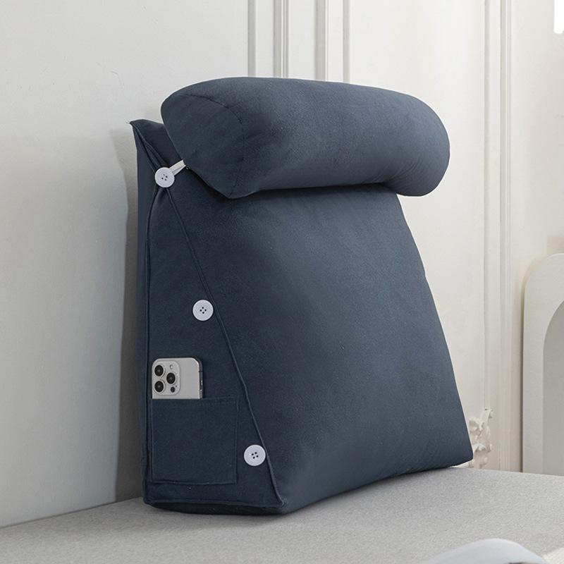 Bedhead Multifunctional Waist Protection Backrest Cushion Living Room Sofa Triangular Backrest That Can Be Disassembled Washed