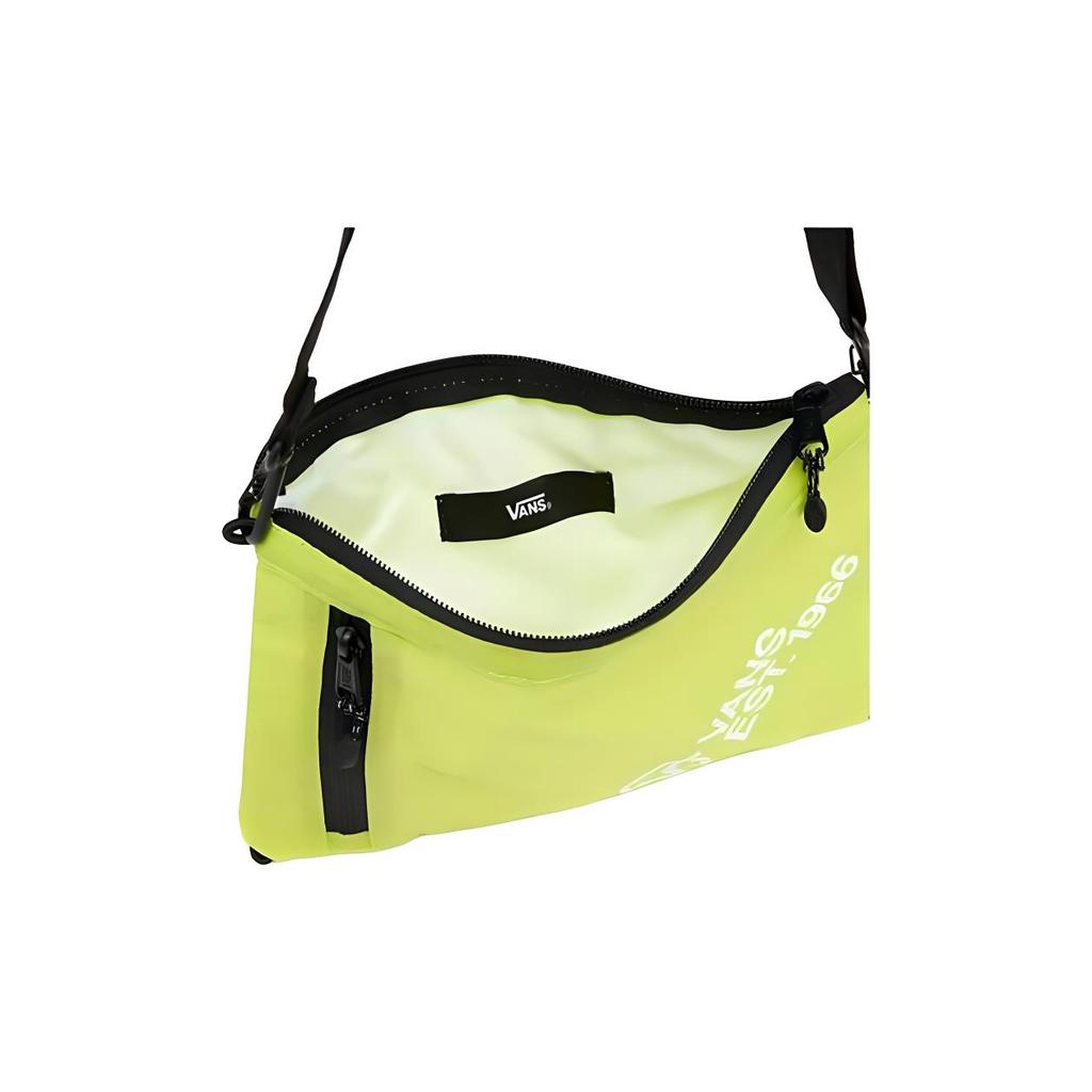 Vans Sports Casual Polyester Crossbody Shoulder Bag Unisex bags Fluorescent-Green VN0A4BP3ZUD