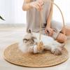 Round Cat Scratcher Bed Weaving Couch Cat Scratcher Cat Scratching Post  Furniture Protector