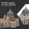 Gobricks MOC Saint Peter's Basilica Bricks Model Renaissance Vatican City St. Peter's Basilica Building Blocks Christendom Toys