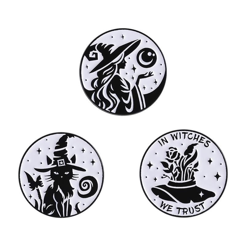 

3pcs/set Animated Characters Enamel Pins Game Peripheral Cartoon Animal Halloween Brooches Lapel Badge Jewelry Gifts for Friends