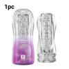 Male Masturbator Cup Soft Pussy Sex Toys Transparent Vagina Adult Endurance Exercise Reusable Vacuum Pocket Cup for Men