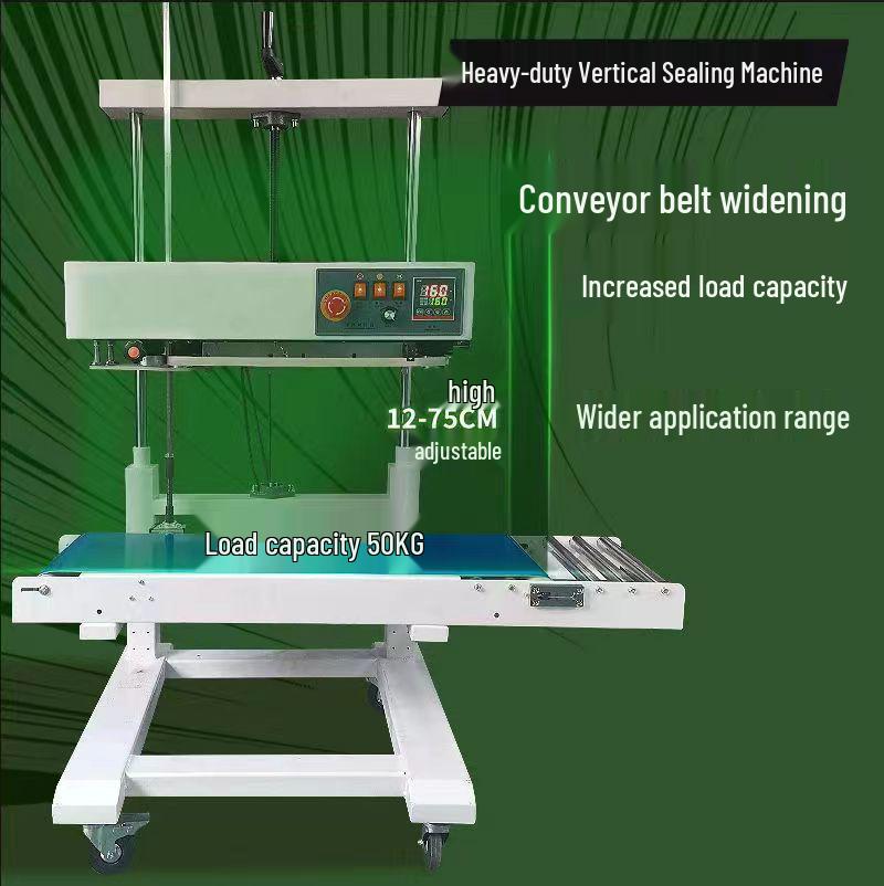 Automatic Continuous Sealing Machine for Aluminum Foil & Plastic Film Bags - Ideal for Packaging Tea & Masks